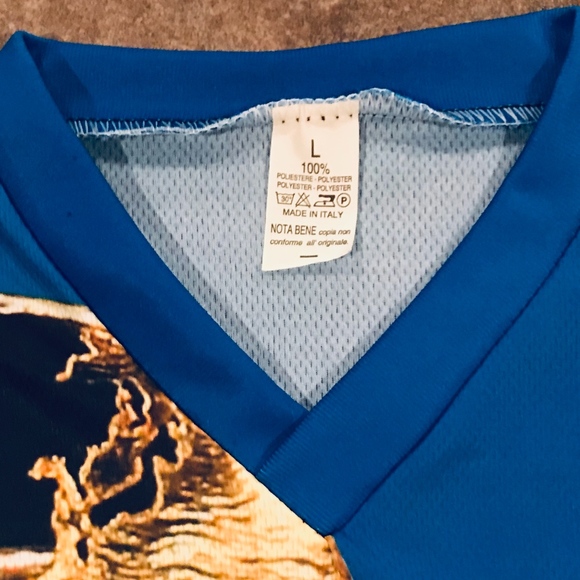 Italy World Cup Soccer Champs 2006 mesh tee, L - Picture 3 of 6